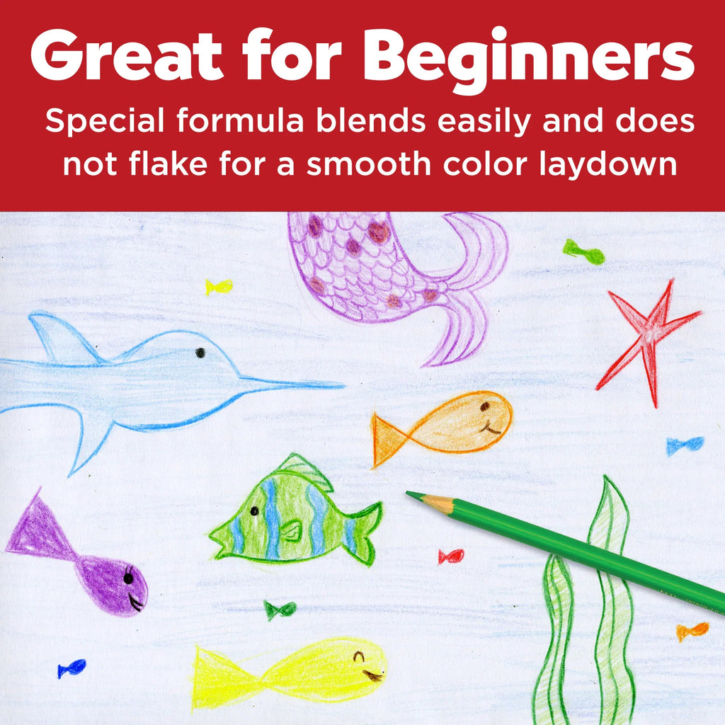 12 Triangular Colored EcoPencils