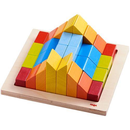 3D Arranging Creative Stones - Wooden Building Blocks