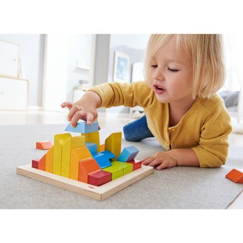 3D Arranging Creative Stones - Wooden Building Blocks