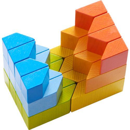 3D Arranging Creative Stones - Wooden Building Blocks