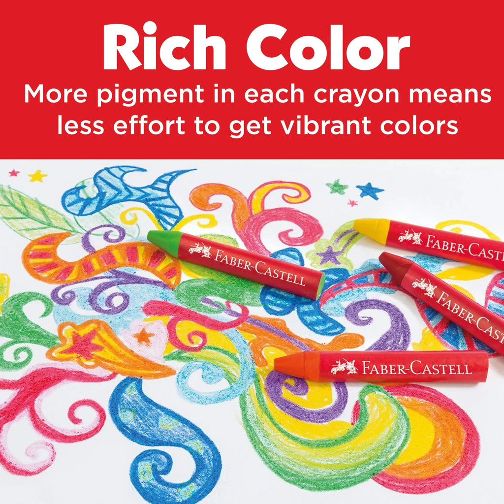 24 Brilliant Beeswax Crayons in Storage Case